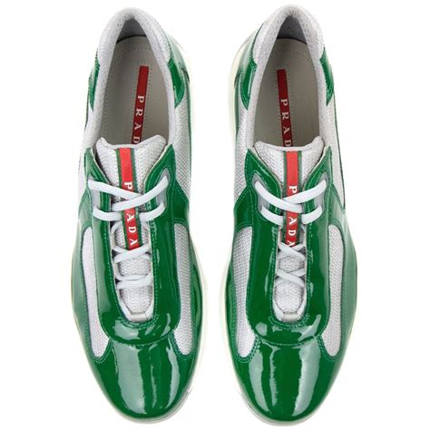 prada cup green|Bottle Green/black Prada America's Cup sneakers .